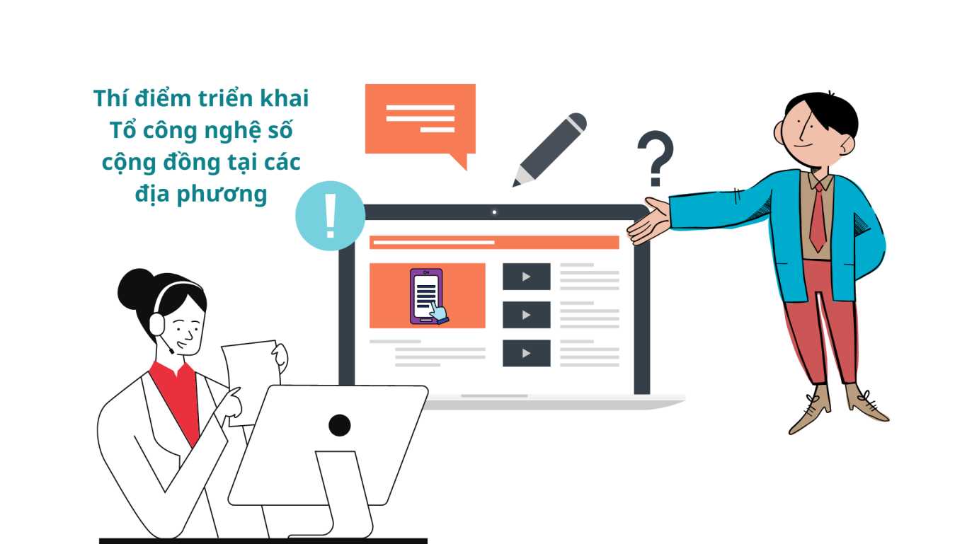 Triển khai thí điểm Tổ công nghệ số cộng đồng tại các thôn, buôn, tổ dân phố trên địa bàn tỉnh